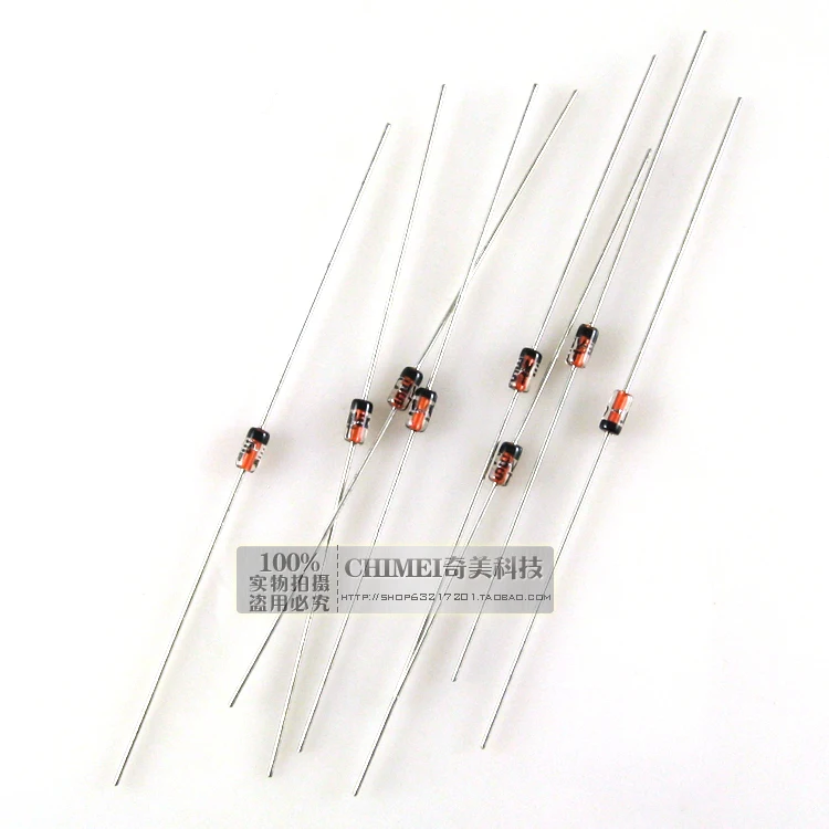 Free Delivery. Glass zener diode 1 100 n4728 3 v3 3.3 V accessories/package = 8 yuan |