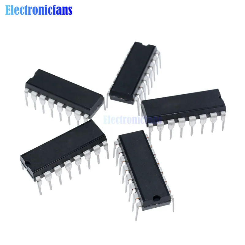 

2Pcs Standard L293D L293 Push-Pull Four-Channel Stepper Motor Driver IC DIP-16 DIP16 100% New Origin