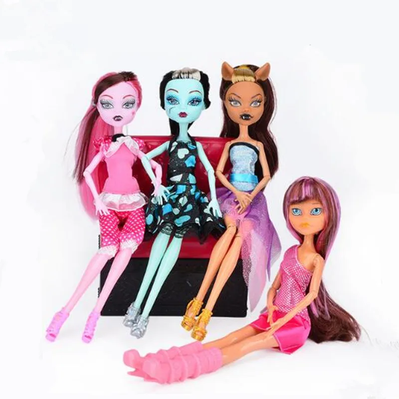 Кукла монстр в новом стиле 28 см высокое качество|girls toys|moveable jointjointed doll |