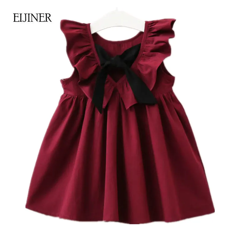 

Princess Costume Baby Girls Birthday Dress 2018 Brand Summer Girls Dresses Kids Clothing 100% Cotton Children Dresses