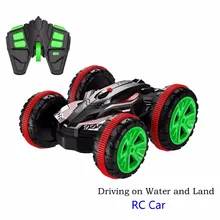 1:18 Rc Stunt amphibious Car Off road Buggy 2.4G 4wd Rc Drift Car Can Drive On Water Electric Remote Control Toy Model For Kids