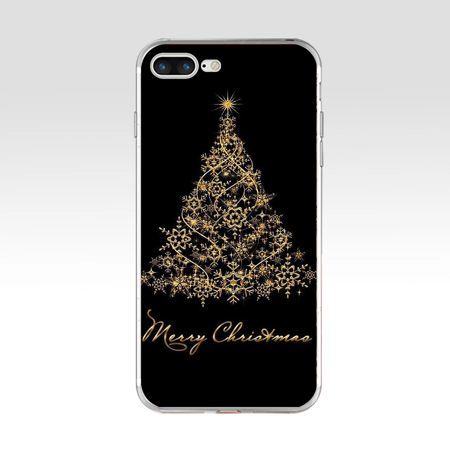 38SD праздник Рождество дерево год силиконовый чехол-накладка из мягкого ТПУ чехол для Apple iPhone 6 6s 7 8 plus чехол - Цвет: 20