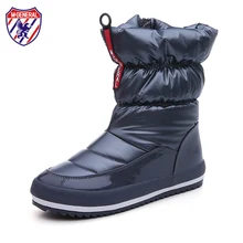 M. GENERAL/женские зимние ботинки г. Новые Модные трендовые высокие сапоги из водонепроницаемой ткани, подходящие ко всему однотонные, Размеры 35-40