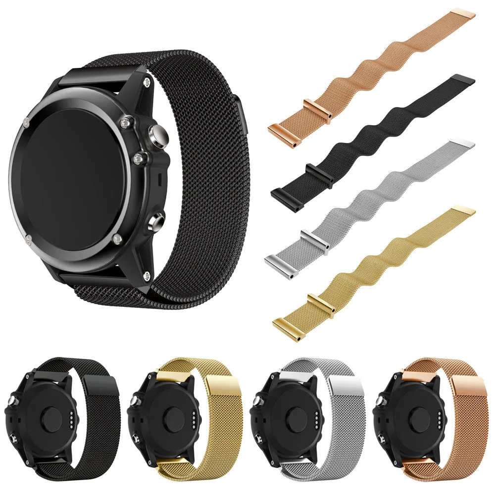

HIPERDEAL Fashion Magical Milanese Magnetic Loop Stainless Steel Bracelet Watch Band For Garmin Fenix 3 Smart Sport Watch BAY17