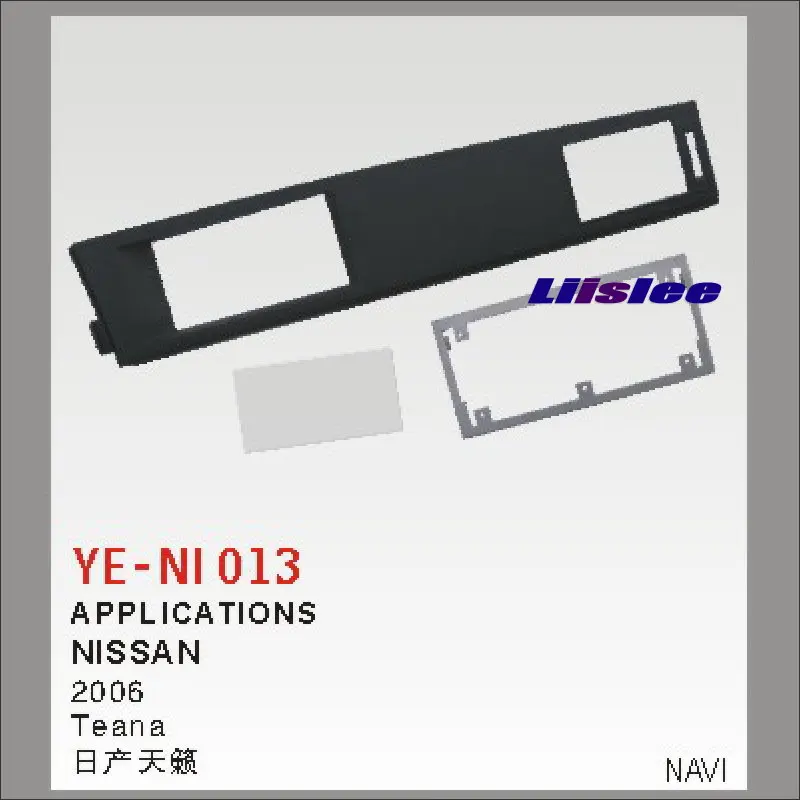 

Liislee 2 DIN Car Refitting Frame Panel For Nissan Teana 2006 Radio Stereo CD DVD Player NAVI Navigation / Dashboard Fascia Kits