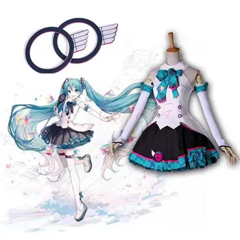 

Cafiona Sexy Dress VOCALOID Magical Hatsune Miku Cosplay Costume Music Girls Dress