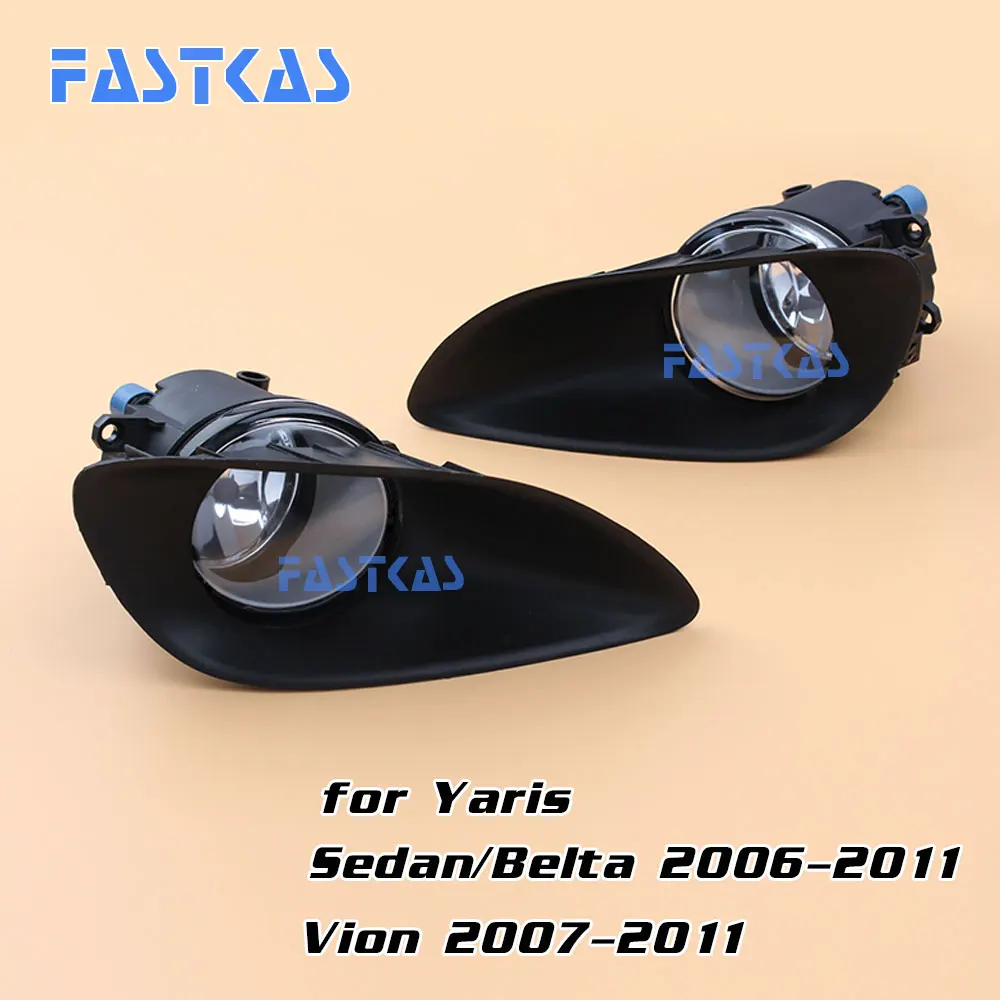 12v 55w Автомобильный противотуманный светильник для Toyota Yaris Sedan/Belta 2006 2011 Vion 2007 левая