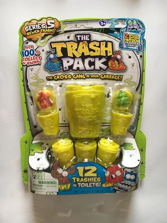 original Trash Pack Series 5 Series 3 12 Figures in Toilets and in Cans Anime Cartoon