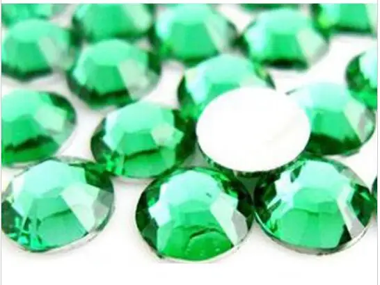 

Green Zircon Color 2mm,3mm,4mm,5mm,6mm Facets Flat Back Resin Rhinestone Nail Art Gements Decoration Stones/Beads