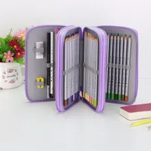 Oxford School Pencil Case Kawaii 36/48/72 Holes Penalty Pencilcase Large Pen Bag Box Multi Kids Multifunction Stationery Pouch sketch school pencil case 72 holes penalty pencilcase large zipper pen bag four multi layers boy girls set box stationery pouch