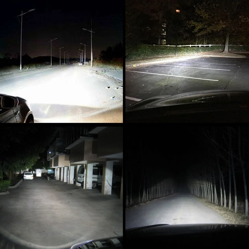 H4 Hi lo Beam H7 27W светодиодные лампы для автомобильных фар комплект Safego H8 H9 H11 9005 9006 12v