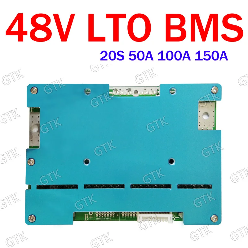 

20S 48V 100A 50A 150A LTO BMS 20S 2.3V lithium titanate battery PCM protection board 20Series for 2.4V 48V LTO battery pack