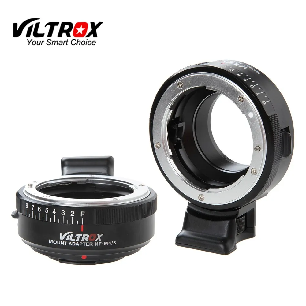 

Camera Aperture Ring Adapter w/ Tripod Mount for Nikon F AF-S AI G Lens to Micro M4/3 Camera Olympus Panosonic G6 GX7 BMPCC E-M5