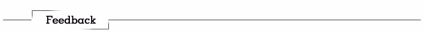 feedback