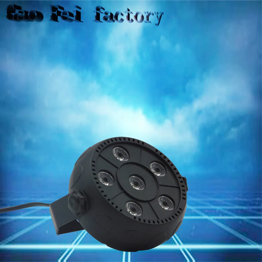 

6 RGBW 6 LED PAR Light Strobe Lighting Stage DMX512 DJ Party Mini 36W LED Stage Par Lamp Stage Effect Lighting