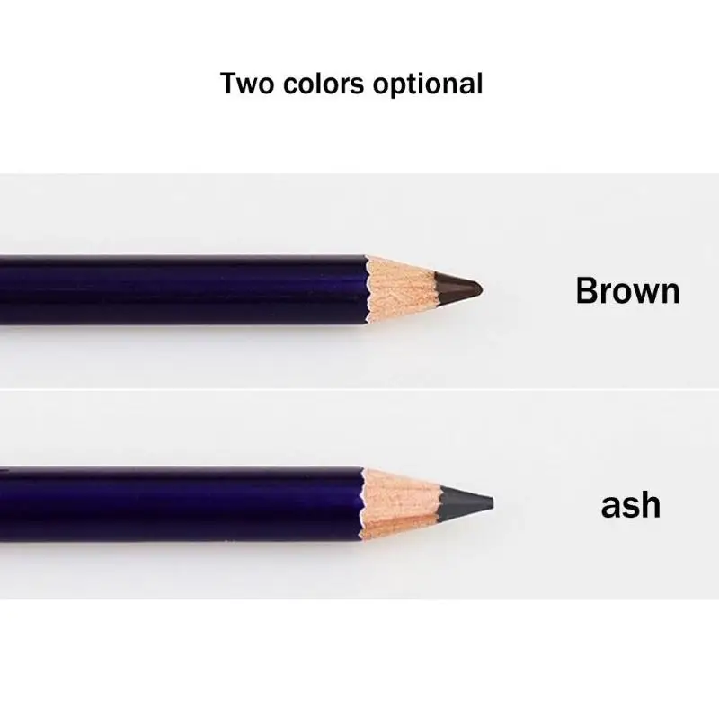 Двухсторонняя губка карандаш для бровей Водонепроницаемая ручка для позиционирования бровей
