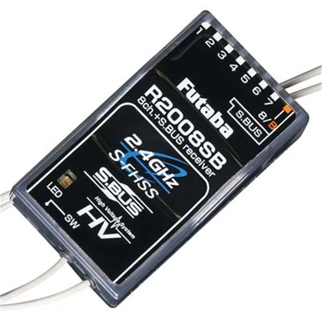 FUTABA R2008SB 2.4G S-FHSS HV S.BUS receiver compatible FUTABA R2008SB 2.4G S-FHSS HV S.BUS receiver compatible