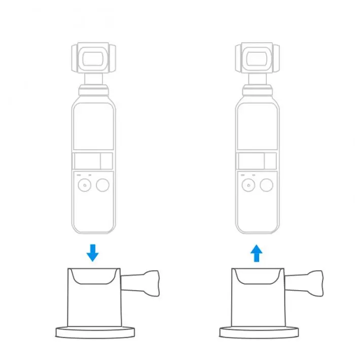 Базовый адаптер расширительный держатель портативный для DJI OSMO Карманный карданный камеры LSMK99