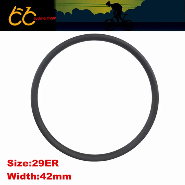 Cheap Full carbon mountain bicycle wheel 29er Mountain Bike rim Tubuless wheel carbon Rim for MTB Tubeless MTB wheels CC-M30-W42-29-A