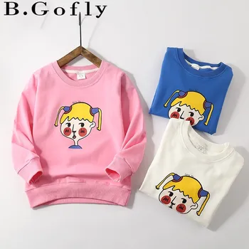 

2-8 year Children Spring Clothing Clothes Korean Toddler Long T Shirt Sport Hoodies Red Sweaters Tops Kids Sweatshirt Girls