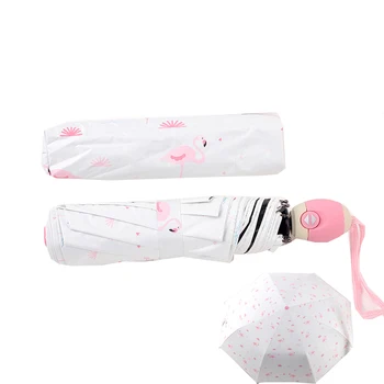 

Women Full Automatic Umbrella Sunscreen Animal Style 3 Folding Umbrella Rain Women Windproof Paraguas Girls Guarda Chuva