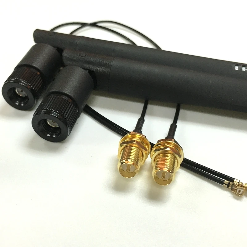 WiFi Antenna Sma Interface 6db Omni Antenna D-link Wireless Router Wireless Network Card .4GHz 5GHz 5.8GHz Dual Band WiFi RP-SMA Antenna