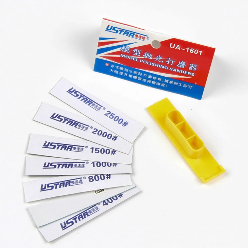 Ustar UA1601 Model Polishing Sander & Sandpaper Set Modeling Tool Hobby