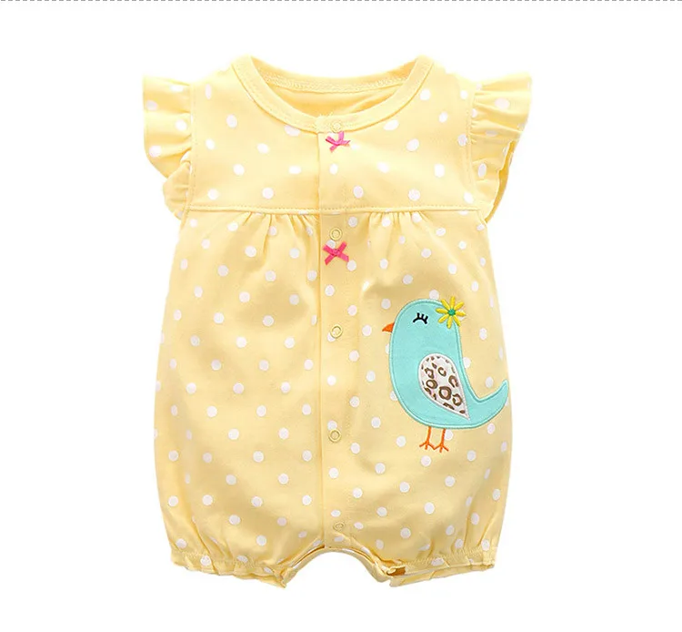 2018 summer baby girl clothes one-pieces jumpsuits baby clothing , cotton short romper infant boys clothes roupas menina 14