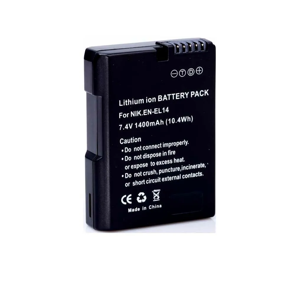 2 шт. EN-EL14 EN EL14 EL14A Перезаряжаемые литий-ионный Батарея+ светодиодный USB двойной Зарядное устройство для Nikon ENEL14 d5300 d5200 d5100 d3100 d3200 P710