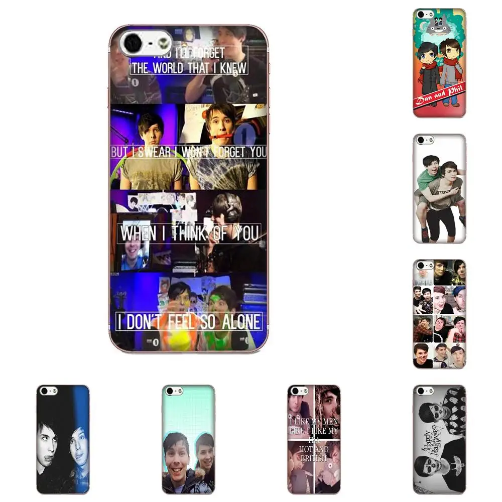 Мягкие чехлы для Xiaomi Mi3 Mi4 Mi4C Mi4i Mi5 Mi 5S 5X6 6X A1 Max Mix 2 Note 3 4 Amazing Dan And Phil|Чехлы-накладки| |