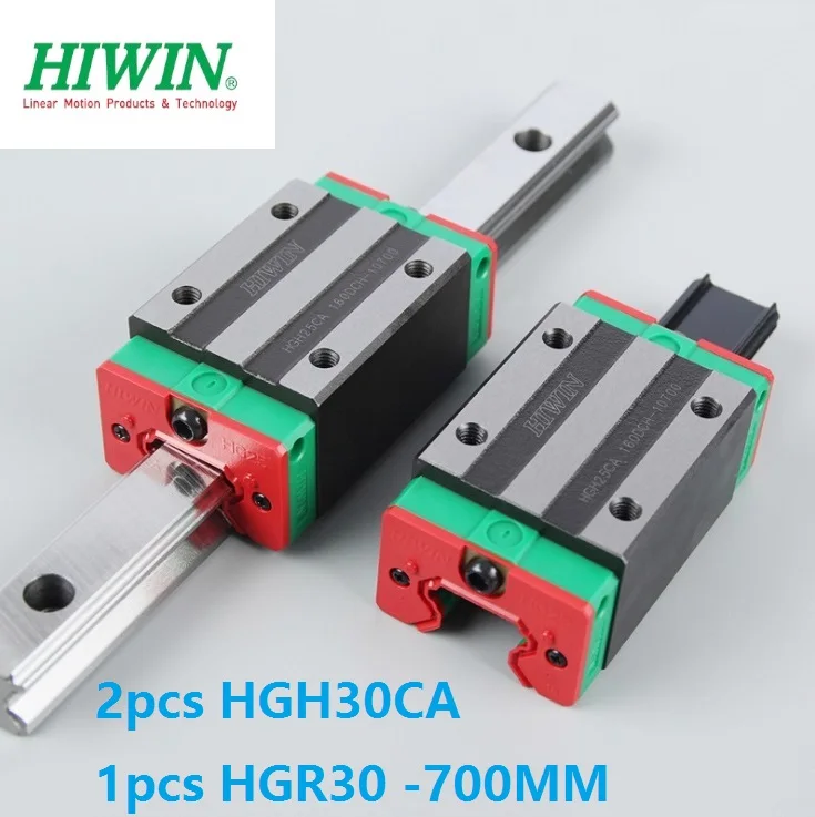 

1pcs 100% original Hiwin linear guide linear rail HGR30 -L 700mm + 2pcs HGH30CA narrow block for cnc