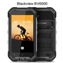 D’origine BLACKVIEW BV6000 4G LTE Étanche MTK6755 4.7 “HD Octa Core Android 6.0 Mobile Téléphone 3 GB RAM 32 GB ROM 13.0MP cellulaire téléphone