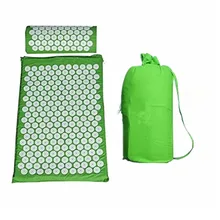 Акупрессура коврик голова шеи назад массажер для ног с подушкой Йога массажный коврик антистресс Акупунктура Массаж иглой подушка