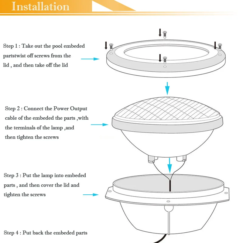 Par56 led luz piscina aquario bajo el agua piscina 12 V IP68 40 W 35 W 24 W 18 W 54 W para fuente estanque acuario envío gratuito Par56 led luz piscina aquario bajo el agua piscina 12 V IP68 40 W 35 W 24 W 18 W 54 W para fuente estanque acuario envío gratuito