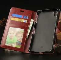 Чехол-Кошелек Z2, роскошный чехол-книжка из искусственной кожи для sony Xperia Z2, чехол для телефона, чехол для sony Z2, L50, D6503, D6502, чехол, 5,2 дюйма - изображение
