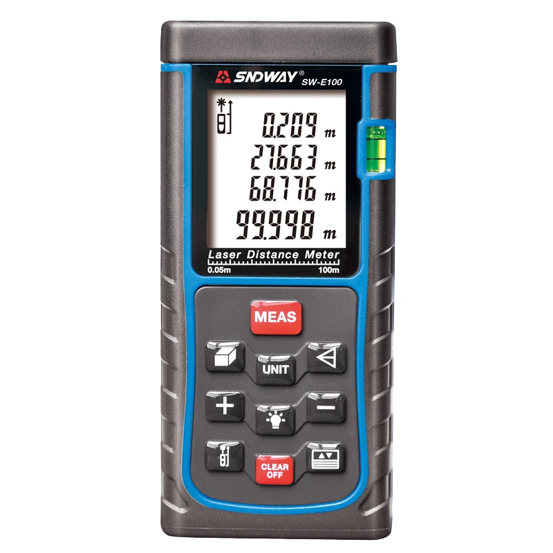 

SNDWAY Laser Distance Meter E Series 40M 60M 100M Laser Meter Laser Rangefinder Roulette With Retail Box