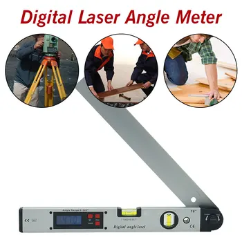 

1pc Digital Protractor Angle Finder Inclinometer Electronic Level 225 Degree without Magnets Level Angle Slope Test Ruler 400mm
