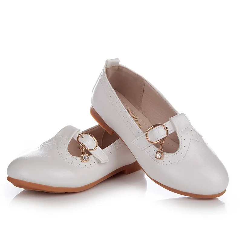 Обувь для девочек кожаные туфли Детская обувь Детские товары Обувь для девочек Искусственная кожа Обувь Модные Горячая можно настроить логотип Hook& Loop
