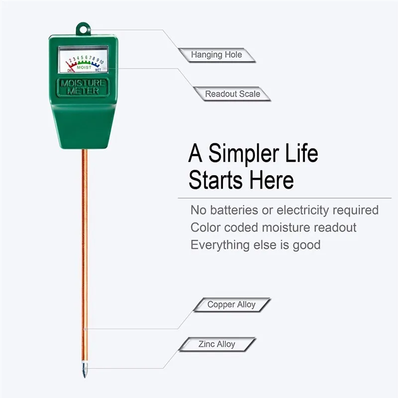 1 шт. Edark измеритель влажности почвы анализ влажности тестер влажности для садовых растений цветок