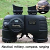 Boshile Powerful Military Binoculars Waterproof Nitrogen High quality 7X50 Rangefinder Binocular hd Big Azimuth Compass 4 Colors ► Photo 1/6