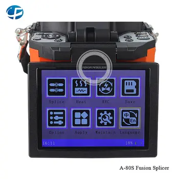 

High quality A-80S Orange green Automatic Fusion Splicer , Fiber Optic 80s welding Machine Splicing machine