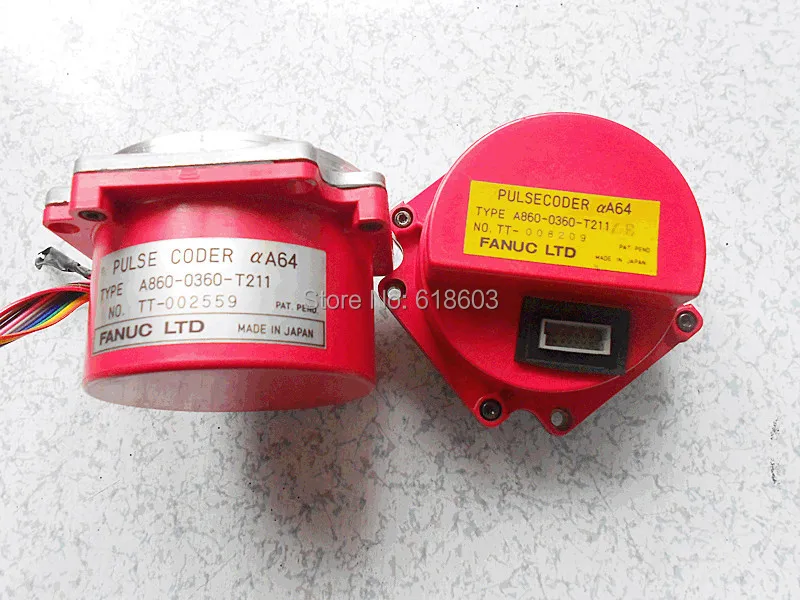 FANUC AC Servo ENCODER Alpha A64 A860-0360-T211 CNC pulse coder FANUC AC Servo ENCODER Alpha A64 A860-0360-T211 CNC pulse coder