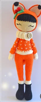 

crochet toys amigurumi doll fox girl model number XN041046