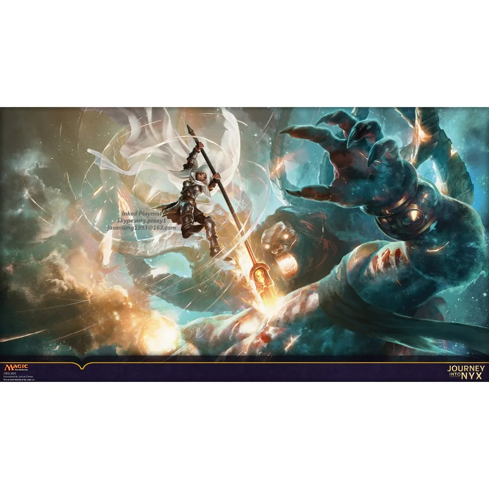 Custome Print 2MM Thick Table Pad MGT Elspeth Fighting With Monsters