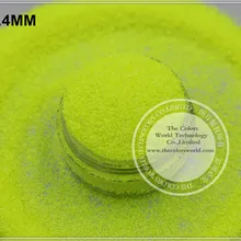 TCF500 неоновые желтые цвета, размер 0,4 мм, устойчивые к растворению Блестки для дизайна ногтей, лака для ногтей или другого украшения своими руками