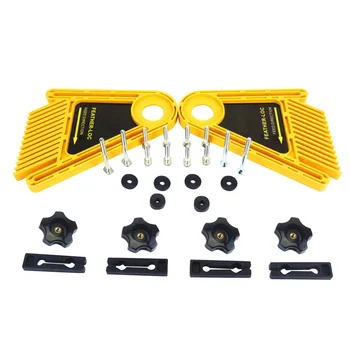 

Multi-purpose Feather Woodworking Board Set for Table Saws Engraving Machine Double Featherboards Miter Gauge Slot Woodwork