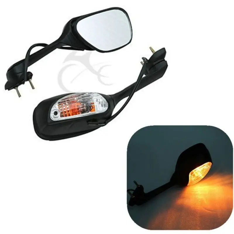 

Motocycle Rear View Mirror Turn Signal For Suzuki GSXR600 GSXR750 11-17 GSXR1000 2009-2016