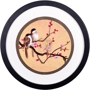 

Soft Framed Suzhou 1-4 sil embroidery beautiful lotus pure handmade embroidery decorative painting