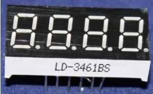 Free Shipping 10PCS LD 3461BS 4 Digit 0 36 RED 7 SEGMENT LED DISPLAY COMMON ANODE