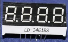 Бесплатная доставка 10 шт. LD-3461BS 4 цифры 0.36 » RED 7 сегментный из светодиодов дисплей общим анодом